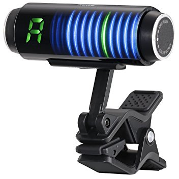 Korg - SH-CS100 Custom Shop Series Sledgehammer Clip-on Guitar Tuner - Black