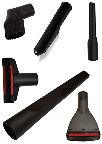 Grizzly Tools Set Professionale da 6 pz. di bocchette e spazzole aspirapolvere Set, Bocchetta a Lancia Corta, Spazzola per Materasso, Spazzola di Kärcher Miele AEG Bosch Siemens Rowenta