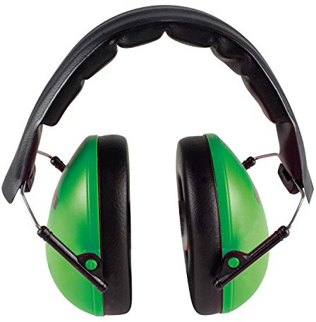 Stylex-SX-4230-Protector auditivo para niños a Partir de 6 años, Aprender y Escuela, conciertos y Estadio, Color verde (42302)