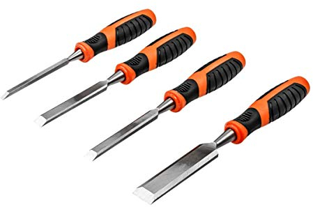4 tlg Profi styvtång set stamjärn järn träjärn 6–24 mm