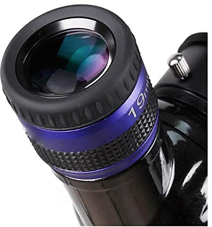 JUIYU Teleskop-Zubehör-Set Breites Okular 70 Grad Ultraweitwinkel achromatisch 1,25 Zoll Teleskopzubehör Länge Teleskop-Kamera (Color : 19mm)