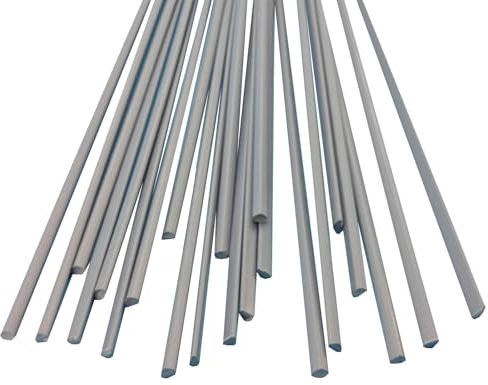 DryiC Kunststoff Schweißstäbe Schweißdraht Verschweißen Dreieckiges UPVC-Material, Geeignet Für Bodenfugen, Gewicht 1 Kg,Grau,3mm x 3mm x 5mm