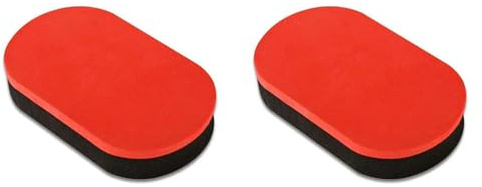 Fegtrtyoa 2X Tischtennisschläger-Gummi-Reinigungsmittel, Schwamm zum Abwischen, Gummi-Baumwollschwamm, Weich und Ohne Verschlackung