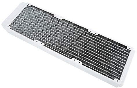 Radiatore da 360 Mm, Sistemi di Raffreddamento Ad Acqua Radiatore per PC Dissipatore di Calore per PC Radiatore di Raffreddamento Ad Acqua 360 Mm Rame Bianco per Strumenti