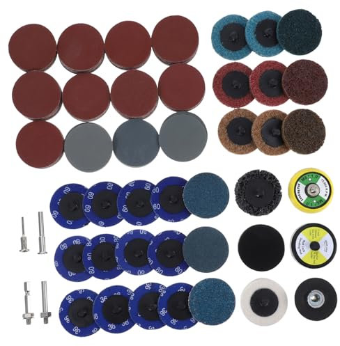 PRETYZOOM 300piezas Kit De Discos De Lijado Para Taladro Pulido y Lijado De Lija Accesorios De Pulido Para Taladro y Amoladora