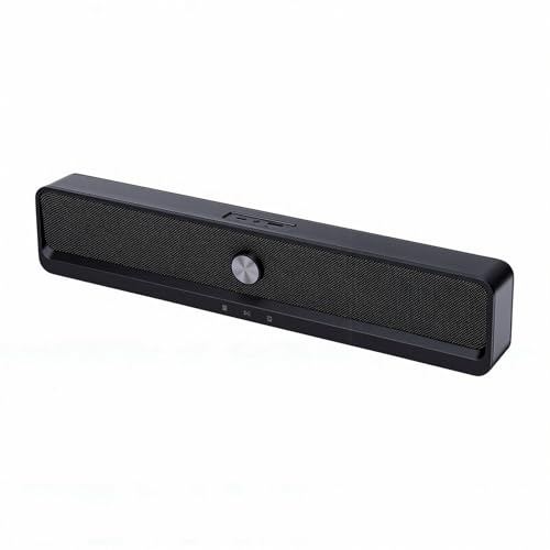 ZAICOLER Altoparlante PC RGB, Bluetooth 6.0 con Illuminazione LED Dinamica e Bassi, Alimentato Tramite USB con Ingresso AUX da 3,5 Mm per Computer Laptop TV Smartphone