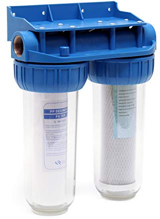 Naturewater NW-BR10B3 Dubbelfilter IG 3/4 tum 26,16 mm Vattenfilter Rent Vatten Filter