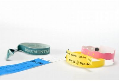 WOLFAPPENZELLE Eintrittsband lila 25cm x 20mm, 100 Stück