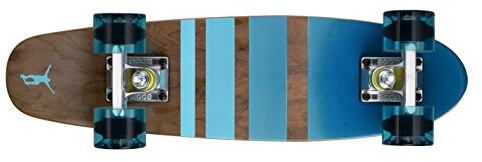 Ridge Skateboards Maple Mini Dark Dye - Longboard, Color Azul, Talla 22-Inch