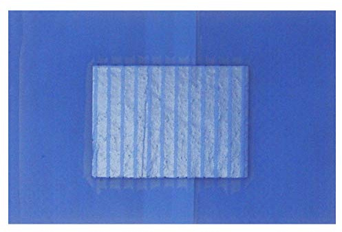50 Pack of QUALICARE Premium Ultra Thin Blue Catering First AID Wound Cut Large PLASTERS DRESSINGS 5CM X 7.2CM