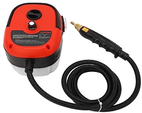 2500W Portátil Limpiador de Vapor de Mano, Alta Temperatura Limpiador de Vapor Eléctrico Máquina de Limpieza a Vapor para Cocinas, Automóviles, Baños, Campana Extractora (Enchufe UE 220V)
