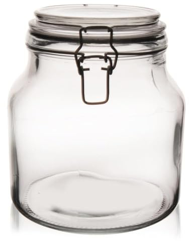 orion group Barattolo in vetro con chiusura a leva, contenitore in vetro brevettato da 2,4 l