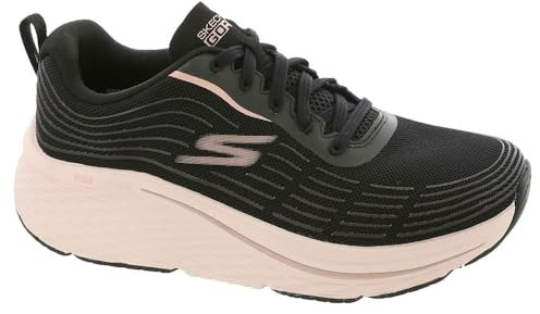 Skechers Women's Summits Torre Trainers, Black/Rose Gold, 8