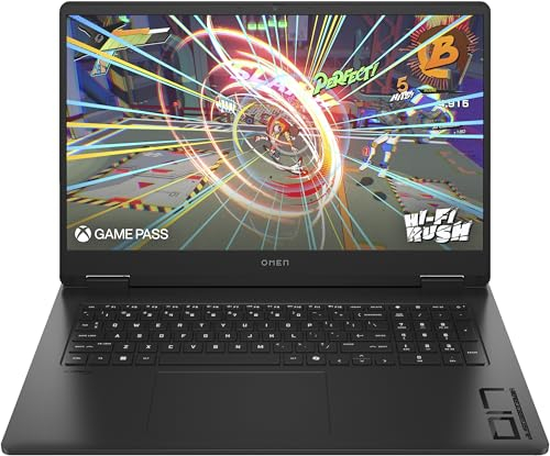 HP Omen Gaming Laptop | 17,3 Zoll QHD-Display - 240 Hz | AMD Ryzen 7 8845HS | 32 GB DDR5 RAM (2x16 GB) | 1TB SSD | NVIDIA GeForce RTX 4070 (8 GB) | QWERTZ | Windows 11 Home | Shadow Black