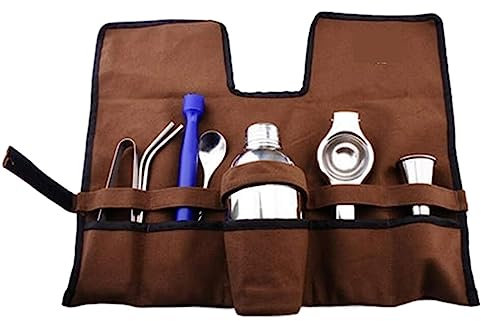 Kit de Coctelería Juego De Cócteles De 550ML Con Hervidor De Nieve, Kit De Almacenamiento Portátil Para Barman Kit Cocktail Cocktail Set