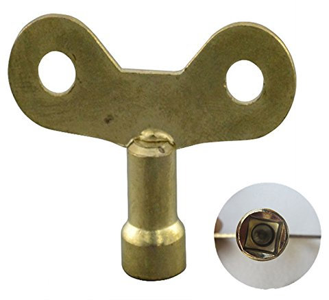 ZXCVWWE Radiator Plumbing Bleed Bleeding Key,Solid Brass Radiator Plumbing Keys,Metal for Venting Air Switch Spool Radiator Keys for Bleeding Old Home Radiator,Wrenches,Power and Hand Tools