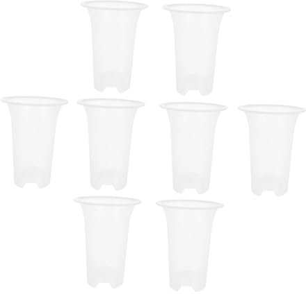 MOBUTOFU 8piezas Macetas De Plástico para Orquídeas y Flores Artículos De Jardinería Maceta Duradera