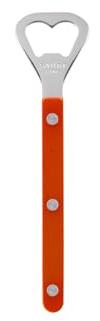 SABRE PARIS - Flaschenöffner 20cm - Bistrot - Perfekt zum Öffnen von Bierflaschen - Edelstahl & Nylon - Spülmaschinenfest - Orange