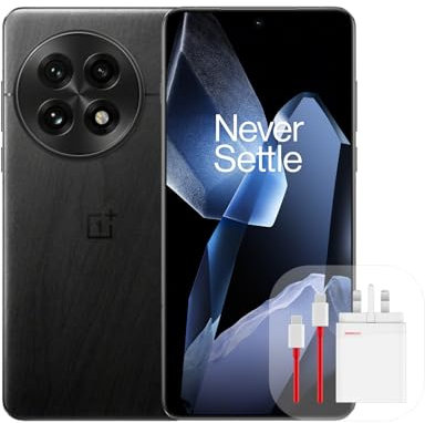 OnePlus 13 5G Smartphone 16GB Ram 512GB Storage, 6.82 120Hz QHD Display, Snapdragon 8 Elite, 6000 mAh Battery, 50MP Triple Rear Camera + OIS + 3x, with 100W Charger, Black Elipse