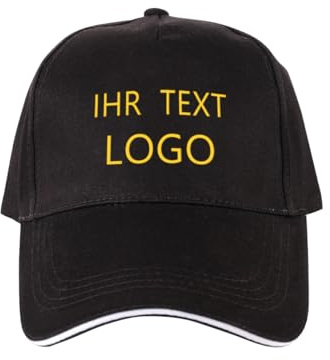 ROHBVMN Basecap personalisiert mit Foto/Logo/Text | Kappe selbst gestalten | personalisiertes Baseball Cap | Trucker Cap Herren Damen in großen Mengen | Mesh Cap für Männer Frauen