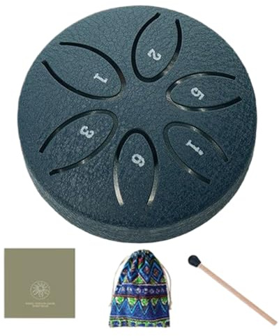 Outdoor Regen Trommel 7.6 cm 6 Noten Stahl Zunge Musik Regen Trommel