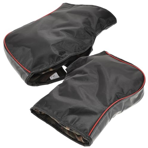 ELAYARD Moufles D’Hiver pour Moto Grand Taille Manchons Chauffants Coupe-Vent et Réfléchissants pour Guidon Protection Étanche pour Motoneige et Quad Paire de 2 Moufles Isolants pour