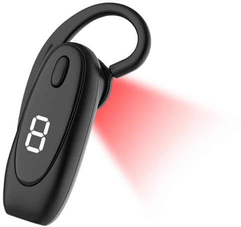Funthy Tinnitus Infrarot OhrstöPsel,Rotlichttherapiegerät für Nase Ohren,Rotlichtgerät für Tinnitus,Schnelle Hilfe bei Ohrgeräuschen
