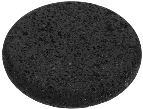 Lava Stone Steak Plate 15cm Volcano Stone Korean Grill Pan | Seafood and Fish Use, Consistent Heating with Exceptional Heat Retention, Easy to Clean