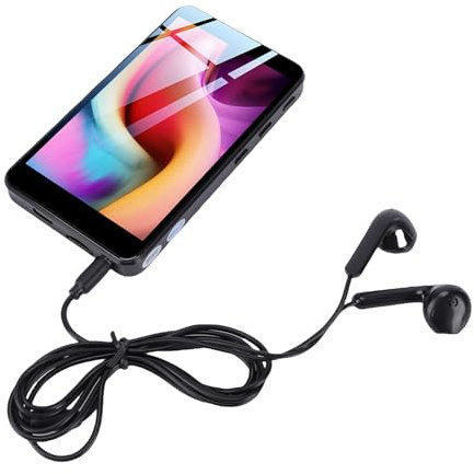 VELATEMOR Lecteur MP3 80 Go, Lecteur de Musique MP4 HD à écran Tactile Complet de 4 Pouces avec Bluetooth WiFi, Prise en Charge D'Android Spotify Audible Music Deezer