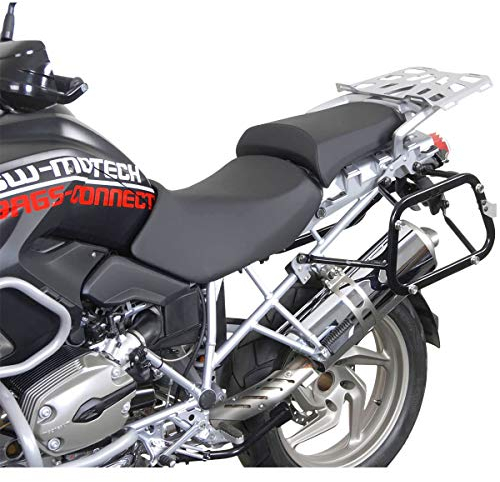 SW-MOTECH EVO Kofferträger, QUICK-LOCK Funktion, Schwarz für Verstärkt. BMW R 1200 GS (04-12) / Adven.