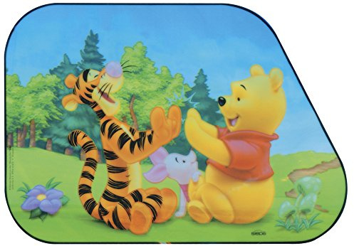 Auto – 2 ausklappbare Vorhänge KFZ-Türen – Disney – Décor Winnie – f013027