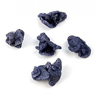 Echte Veilchen-Blütenblätter, blau-violett, kandiert, ca. 2cm, essbar, Candiflor, 1 kg