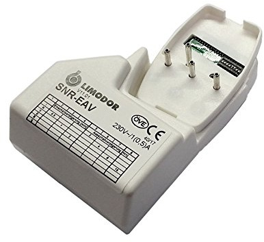 Timer-Modul SNR-EAV für Limodor F Typ D, einstellbare Einschalt- und Ausschaltverzögerung White