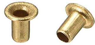 uxcell Hollow Rivet,3mm x 5mm Through Hole Copper Hollow Rivets Grommets Double-Sided Circuit Board PCB 200Pcs
