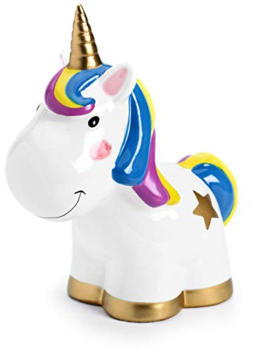 Mousehouse Gifts - Unicorn Piggy Bank for Kids, Sparkling Children's Money Bank