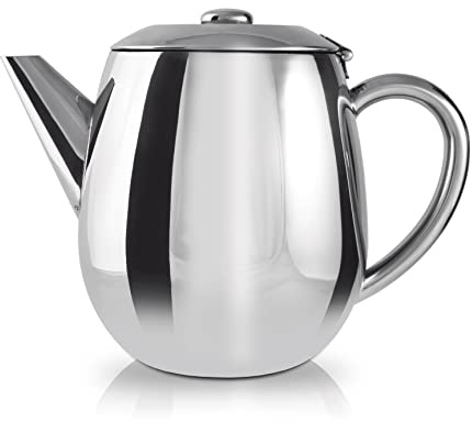 Café Olé Tetera Cotidiana, Acero Inoxidable 18/10, 500 ml, 17 oz, EHT-017