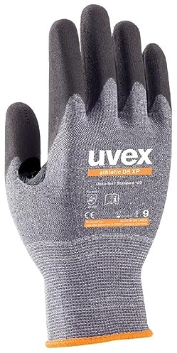 Uvex Schnittschutzhandschuh Athletic D5XP Unisex 9,Eingang/Grau