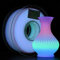 AMOLEN PLA Filament Glow in The Dark Multicolor Rainbow PLA Filament, Farbverlauf 3D Drucker Filament Farbwechsel in 5 Meter, 1kg(2.2lbs) Spule
