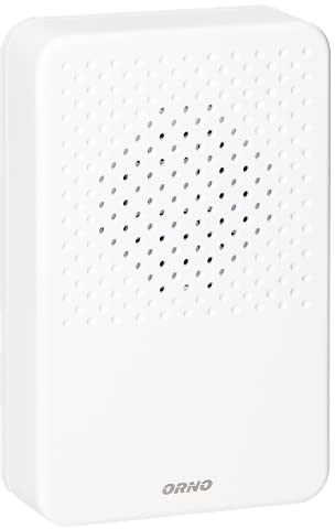 ORNO LARK MAXI Campanello Casa Cablato Elettronico Monotono - 230V AC, 30-80dB (Bianco)