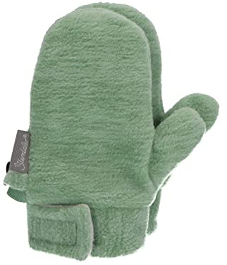 Sterntaler Baby Unisex Kinder Fäustel Melange Handschuh - Baby Fäustlinge Winter, Baby Handschuhe - gefüttert mit Baumwollfleece - grün