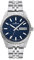 Dugena Herren-Armbanduhr 4461069 Vento, Quarz, Blau, Edelstahl, Saphirglas, Drückerfaltschließe, 10 bar