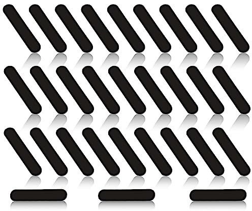 Luter 30St Bleiband für Tennisschläger, 3g Bleiband Selbstklebend Golf, Pickleball Paddel Bleiband Bleiband Selbstklebend zum Schutz des Paddelkantenschutzes, Erhöhen des Gegengewichts (Schwarz)
