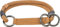 TRIXIE Zug-Stopp BE NORDIC Leather Dog Collar, M, Brown, Comfortable Dog Collar for Medium Dogs with Pull Limit, Robust & Elegant, 17131