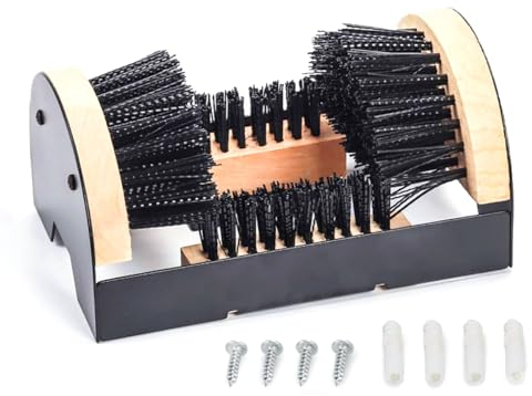 TsoLay Cireuse À Chaussures, Brosse Grattoir À Bottes, Brosse De Nettoyage De Chaussures D'extérieur, Nettoyant pour Chaussures Et Bottes Tous Temps, Enlève La Neige, Le Sable Et La Boue