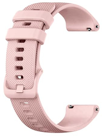 OcioDual Bracelet Montre 22mm Rose, Bracelets de Montres pour Homme à Dégagement Rapide, Bracelet Montre Connectée Femme en Silicone, Bracelets de Montres pour Femme, Unisexe