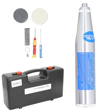 Funda para Martillo, Martillo de Prueba de Rebote de Hormigón, Martillo Saliente, Probador de Alta Resistencia Mecánico Resistente a la Presión, Herramienta de Medición