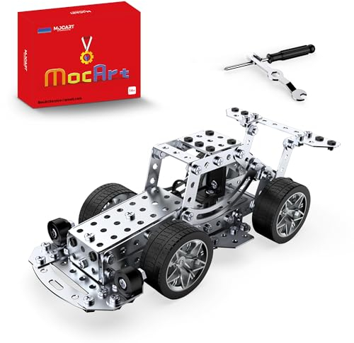 MocArt YK601 3D Metal Puzzle Modell, Sportwagen 801 Modell, 232 Teile, Super-Auto Modell Kit, Desktop -Ornamente, Geschenke für Erwachsene