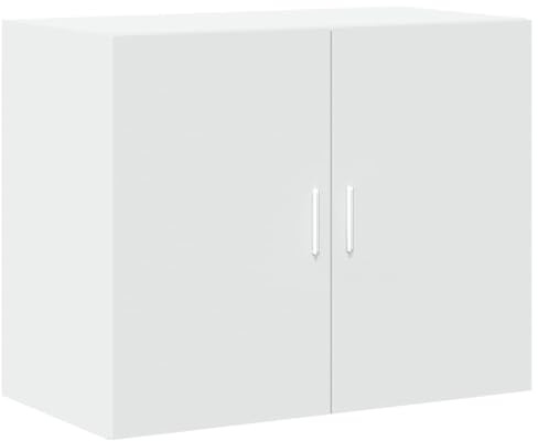 vidaXL Wandschrank Weiß 80x42,5x64 cm Holzwerkstoff