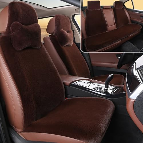 BAITUB Autositzbezüge für Hyunda Tucson Sitzheizung Auto Auflage Warmwinter Autobezug aus Kaschmir Komplettes Set mit Autositzbezügen Autositzschutz mit 2 Kopfstützen
