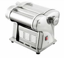 Wintem Macchina Elettrica per Spaghetti e Tagliatelle PM1650 135W 18x26x23cm - Lame Interscambiabili da 1 a 4mm - Capacità Produttiva Elevata 4kg all'Ora - Intuitiva ed Ergonomica - Resistente